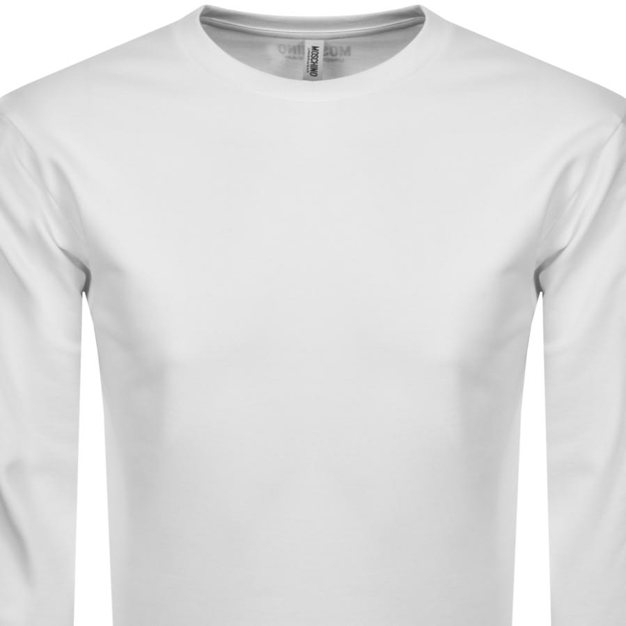 Alternative Image for ProductMoschino Tape Logo Sweatshirt White2